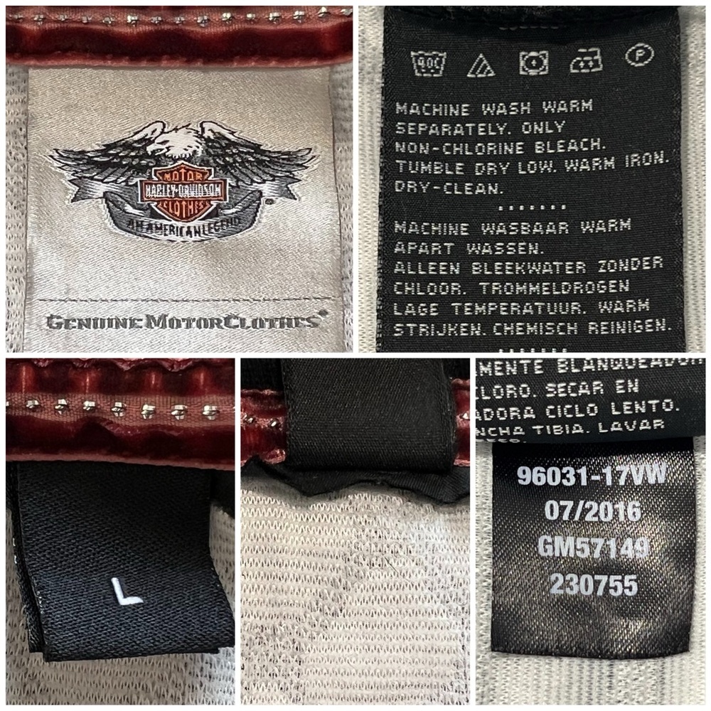 Harley Davidson Sweatshirt Python Pattern Snakesk… - image 5